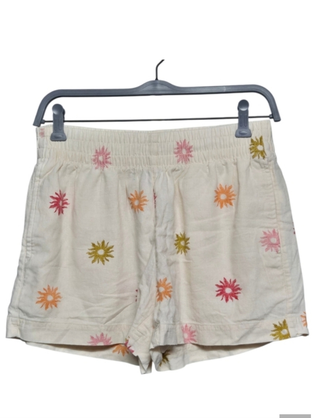 Old Navy Linen & Rayon Sun Print Shorts Sz Small 28" W, 10.5 Rise, 3" Inseam